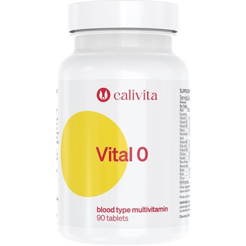CaliVita Vital 0 Tabletten Multivitamin für Blutgruppe 0 90 Stück