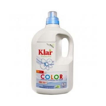   KLAR Colour Sensitive Flüssigwaschmittel für farbige Kleidung - zum Waschen von 25 ml 1500 ml