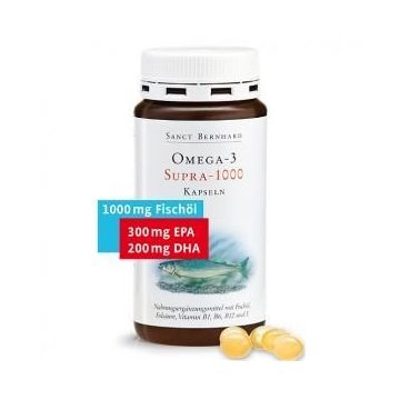   Sanct Bernhard Omega-3 Supra 1000 mg Fischölkapseln 120 Stück
