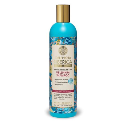 Natura Siberica Deep Cleansing Erfrischendes Shampoo für fettiges Haar 400ml