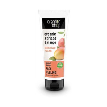   Bio-Shop Sanftes Gesicht Peeling "Pfirsich Mango" 75 ml