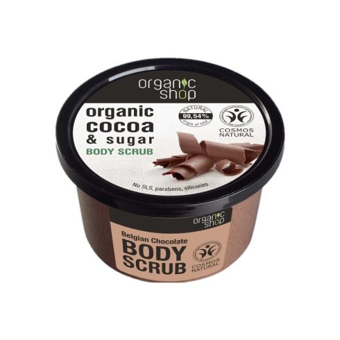 Bio-Shop Belgisches Schokoladenzucker-Körperpeeling 250 ml