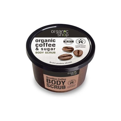 Bio-Shop Brasilianischer Kaffee Zucker Körperpeeling 250 ml