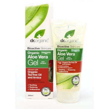 Dr.organic Bio Aloe Vera Gel Teebaumöl 200 ml