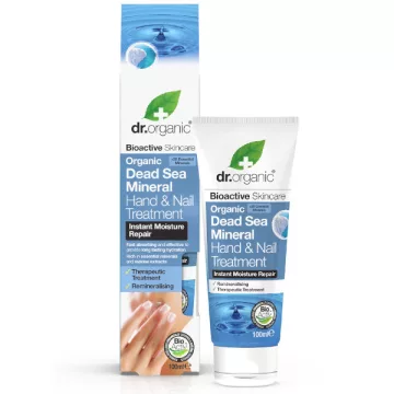   dr.Organic Hand- und Nagelpflegecreme - mit natürlichen Mineralien aus dem Toten Meer 100ml