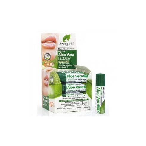 Bio-Lippenbalsam mit Bio-Aloe Vera und Pfefferminzöl 5,7 ml