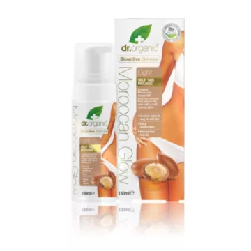   Dr.Organic Moroccan Glow Selbstbräunender Schaumstoff-Licht 150ml