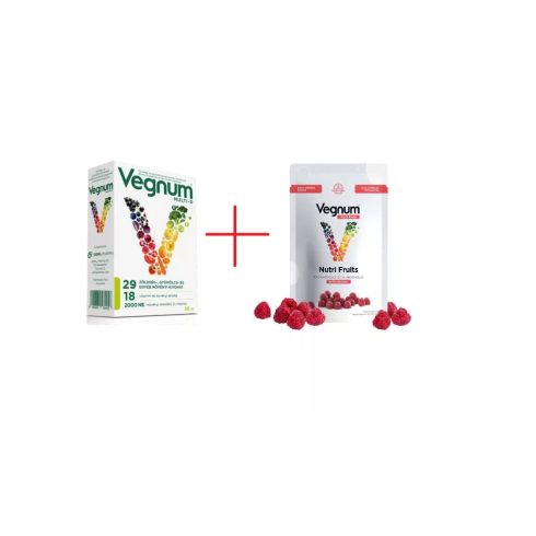 VEGNUM MULTI-D MULTIVITAMIN-VEGNUM NUTRIFRUITS LIVING FLORA RED FRUIT PAKET