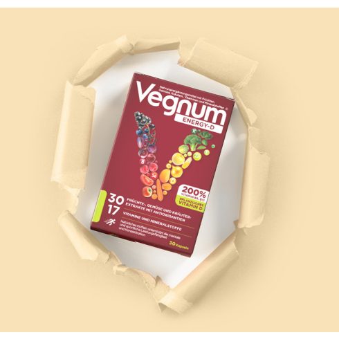 VEGNUM ENERGY-D MULTIVITAMIN REC. 30 Stk