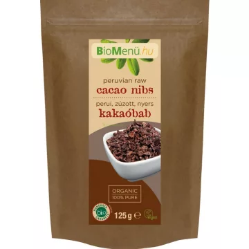 BioMenu BIO COCOA BEANS zerkleinert roh peruanisch 125 g