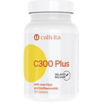   CaliVita C 300 Plus mit Hagebutten und Bioflavonoiden Tabletten Vitamin C Komplex 120St