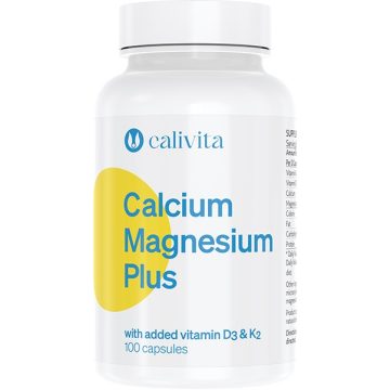   CaliVita Calcium Magnesium PLUS Kapseln Calcium, Magnesium + Vitamin D3 und K2 100 Stück