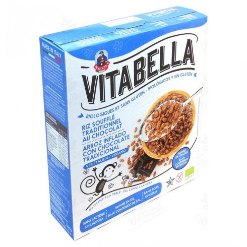 Vitabella BIO glutenfreie Getreideflocken mit Kakaopuffreis 300 g