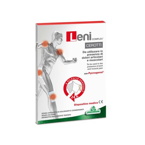 Specchiasol® Leni Komplex 24-Stunden-Pflaster - Für Analgesie, Gelenke, Muskeln, rheumatische Beschwerden.