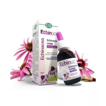   ESI® alkoholfreie Echinacea-Tropfen - Immunschutz, äußere, innere Entzündung, Infektionen der oberen Atemwege, Harnwege.