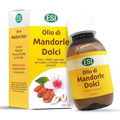 ESI® 100% kaltgepresstes Mandelöl 100 ml - Ohne Lösungsmittel hergestellt, für den externen und internen Gebrauch.