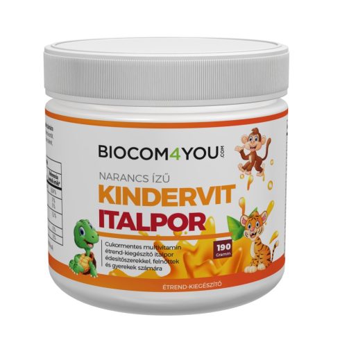 Biocom Kindervit - Getränkepulver mit Orangengeschmack 190 gr