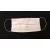 TEXTILMUNDMASKE, MULTILAYER, WEISS 100% BAUMWOLLE