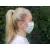 TEXTILMUNDMASKE, MULTILAYER, WEISS 100% BAUMWOLLE